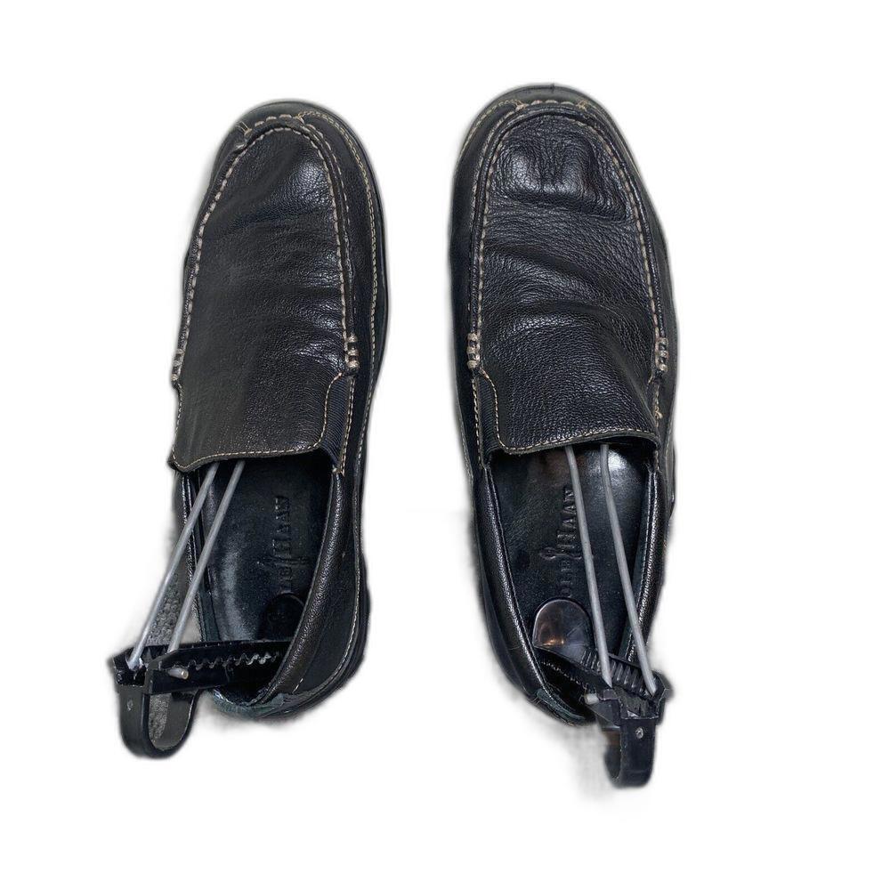 Cole Haan C03557 Tucker Venetian Men Black Driving Leather Slip On Size 8W - Picture 8 of 10